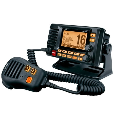 Uniden UM725BK VHF Marine Radio, Fixed Mount, UM725 (Black)