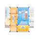 thumbnail image 4 of Closet Armable Xtellar Ropero Pequeño Organizador Para Ropa Portatil Color Rosa, 4 of 4