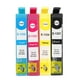 thumbnail image 1 of 4 unids cartucho de tinta negro cian magenta amarillo suavemente precisa claro anti desvanecimiento impresora cartucho de tinta para Lápices pantalla táctil t1321 t1332 t1333 t1334, 1 of 8