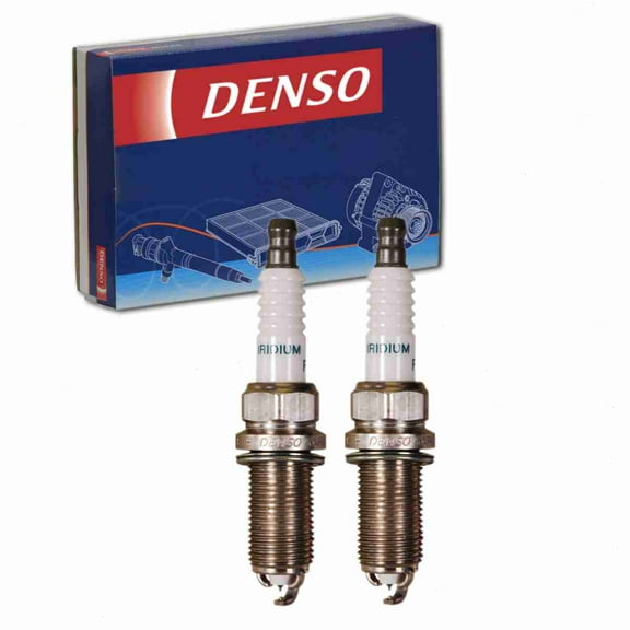 2 pc DENSO 3473 Spark Plugs for 90919-01249 FK20HBR11 Ignition Wire Secondary