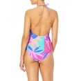 thumbnail image 2 of No Boundaries Junior's Abstract Ring Front One Piece Swimsuit, 2 of 3