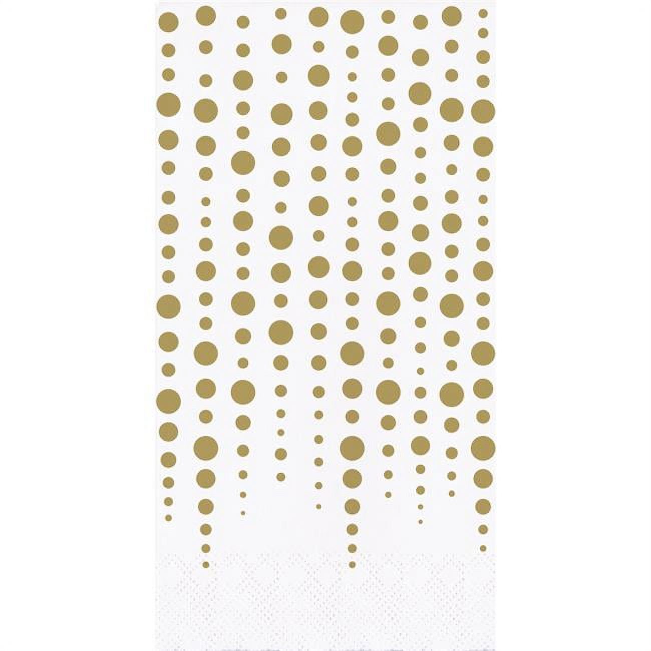 Creative Converting 339903 Gold 50th Anniversary Dinner Napkins, 16 Count