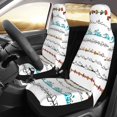 thumbnail image 3 of ZICANCN Car Seat Covers Front Seats Only,Element Vintage Embroidery Automotive Seat Covers Protectors for Cars Trucks Suv 2 Pack, 3 of 8