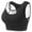 Black, variant on Plebaso Women's Wireless Sports Bras Mesh Breathable Workout Bras Comfort Padded Womens Athletic Bras