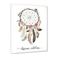 thumbnail image 2 of Designart 'Dream Catcher Made With Ethnic Feathers' Bohemian & Eclectic Framed Art Print, 2 of 4