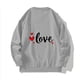 thumbnail image 5 of Ceisia Men's Valentine's Day Heart Print Sweatshirt | Relaxed Winter Casual Pullover Gift, 5 of 5