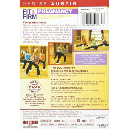 Fit & Firm Pregnancy (DVD), Lions Gate, Music & Performance
