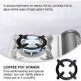 thumbnail image 3 of BESTOYARD 3pcs Hob Mud Kitchen Cooker Rings and Knobs Replacement Grill Grates Universal Mocha Pot Stand Iron, 3 of 8