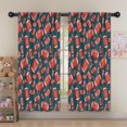 thumbnail image 5 of Kid Curtains,Football Icon Darkgreen Pattern Kid Insulated Curtains Set Of 2,Bedroom Essentials,Toddler Room Decor 52"x63", 5 of 5