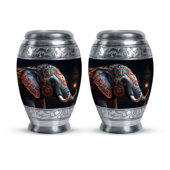 Funeral Urns For Human Ashes Adult - Mini Urns For Ashes - Urns For Women Human Ashes - Blue Urns For Human Ashes - Cremains Containers - Urns For Human Ashes - Burial Urn (Size -3inch,2pcs)