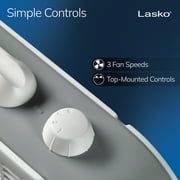 Lasko 20 3-Speed Energy Efficient Box Fan, White, B20201