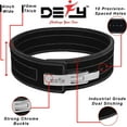 thumbnail image 5 of DEFY Lifting Lever Belt Genuine Leather with Stainless Steel Buckle 4-Inch-Wide Powerlifting Belt, Black, XL, 5 of 5