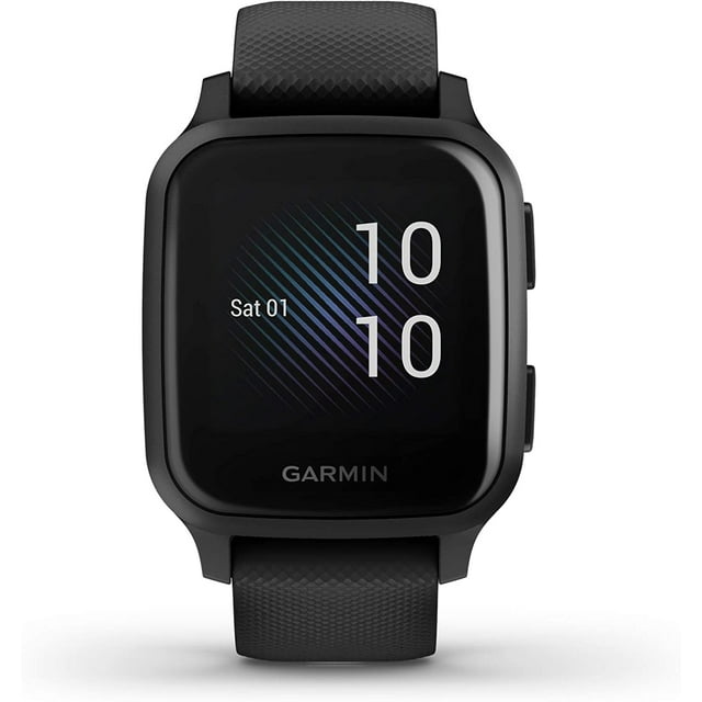 Refurbished (Good) Garmin Venu SQ Music Edition Smartwatch with Heart Rate Monitor - Black