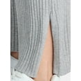 thumbnail image 3 of Time and Tru Women's Ribbed Sweater Top and Wide Leg Pants Set, 2-Piece, Sizes XS-XXXL, 3 of 4