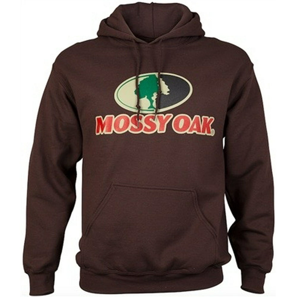 Gildan Mossy Oak Men's Hoodie / Sweatshirt - Dark Chocolate - Large ...