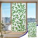 thumbnail image 1 of Lámina para ventanas con efecto vidriera de hojas y arcoíris – Cubierta decorativa electrostática para ventanas que proporciona privacidad, bloquea el sol y controla el calor, removible para e, 1 of 6