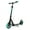 Aqua/Black, variant on SereneLife Foldable Kick Scooter - Stand Kick Scooter for Teens and Adults with Rubber Grip at Tip