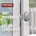 thumbnail image 2 of Half Handleset Front Door Handle Entry with Knob for Right & Left Sided Doors, 2 of 6