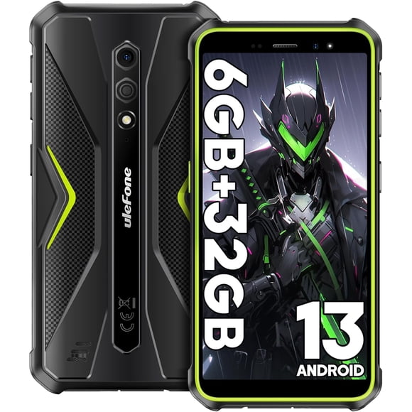 Smartphone Ulefone ARMOR X12, 6 GB de RAM, 32 GB de ROM, 13 MP, 4860 mAh