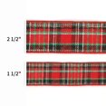 thumbnail image 6 of LaRibbons 1 1/2" Wired Ribbon | "Holiday Plaid" Red/Multi | 10 Yard Roll, 6 of 6