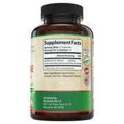 Berberine Supplement Capsules 1200mg, Supports Heart and Cardiovascular Wellness. USA Made. 60 Capsules