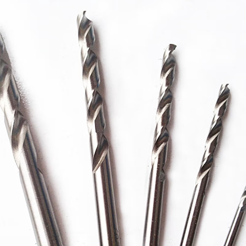 ThinkLearn Bits for hand drills, Titanium Twist Drill Bit Set, Quick Change, 5pcs