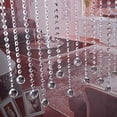 thumbnail image 5 of cpengpj 100cm/39in Crystal Glass Beaded Curtains for Doorways, Hanging Bedroom Window Door Curtains Room Divider for Home Decor, Easy to Install, 5 of 6