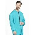 thumbnail image 5 of Cherokee Workwear Professionals Men Warm Up Scrubs Jacket Snap Front WW360, 5 of 6