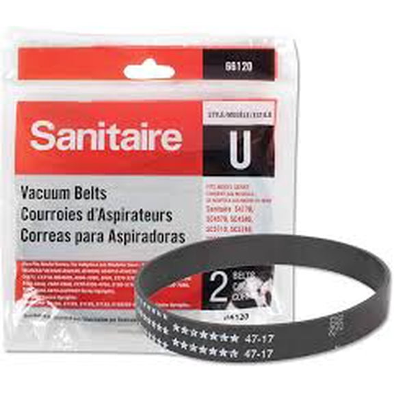 Eureka Extended Life Type U Belt 2 Pk Belt # 61120G-12,61120G