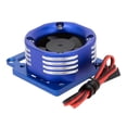 thumbnail image 4 of Ventilador de refrigeración a escala 1:8, sistema de disipador de calor para motor RC, ventilador de refrigeración para trineo 4WD Azul oscuro, 4 of 9