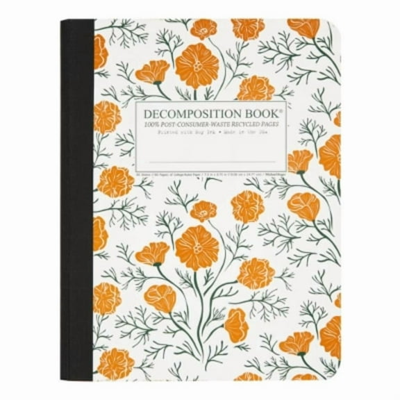 Decomposition Book 80pg College Ruled Composition Notebook (Designs May Vary): Multicolor, Flexible Cover, 7.5 x 9.75 Inches