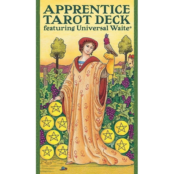 Apprentice Tarot Deck: 78 Cards for Beginners Featuring Universal Waite(r) with Tarot Meanings & Keywords for Easy L, (Hardcover)