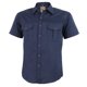 thumbnail image 1 of Camisa COEVALS CLUB para hombre, manga corta, casual, azul marino, 1 of 7