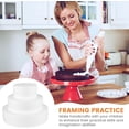 thumbnail image 4 of PRETYZOOM 3pcs Round Cake Dummy Set for Wedding Display and Cake Decorating Practice Includes 6, 8, and 10 Inches Diameter, 4 of 8