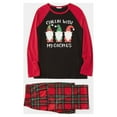 thumbnail image 3 of Pyjamas de Noël Ensembles de Pyjamas de Noël pour Femmes Hommes Enfants Mosaïque Résistant aux Flammes 2 Pcs Unisexe, 3 of 10