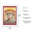 thumbnail image 2 of Lager Beer - Fresh & Cold Direct from the North Pole - Vintage Advertising Poster c.1877 - Fine Art Matte Paper Print (Unframed) 18x24in, 2 of 4