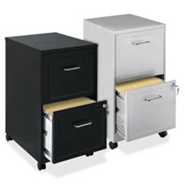 Steel Mobile File 2DR, 14.25 in. x 18 in. x 24.5 in., BK