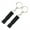 Black, variant on Aluminum Alloy Emergency Survival Whistle Survival Safety Whistle Emergency Keychains Whistle Hikings Camping Outdoor