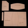 thumbnail image 2 of Leather Template Set Transparent Acrylic DIY Hand Made Notebook Cover Craft Tool, 2 of 8