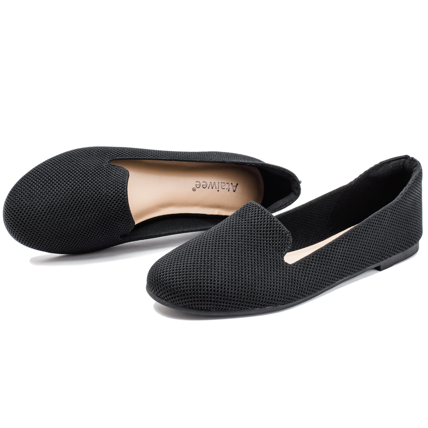 Ataiwee Women's Wide Width Woven Flats