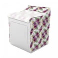 thumbnail image 2 of Floral Washer Cover, Flowers Bouquet with Leaves Feminine Petal Colorful Watercolor Artpiece, Suitable for Dryer and Washing Machine, 29" x 28" x 40", Multicolor, by Ambesonne, 2 of 3