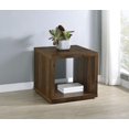 thumbnail image 2 of Frisco Square Engineered Wood Side End Table Dark Pine, 2 of 8