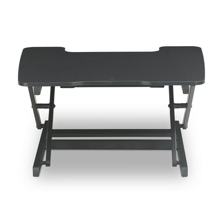 True Seating - Ergo Height Adjustable Standing Desk Converter, Small - Black