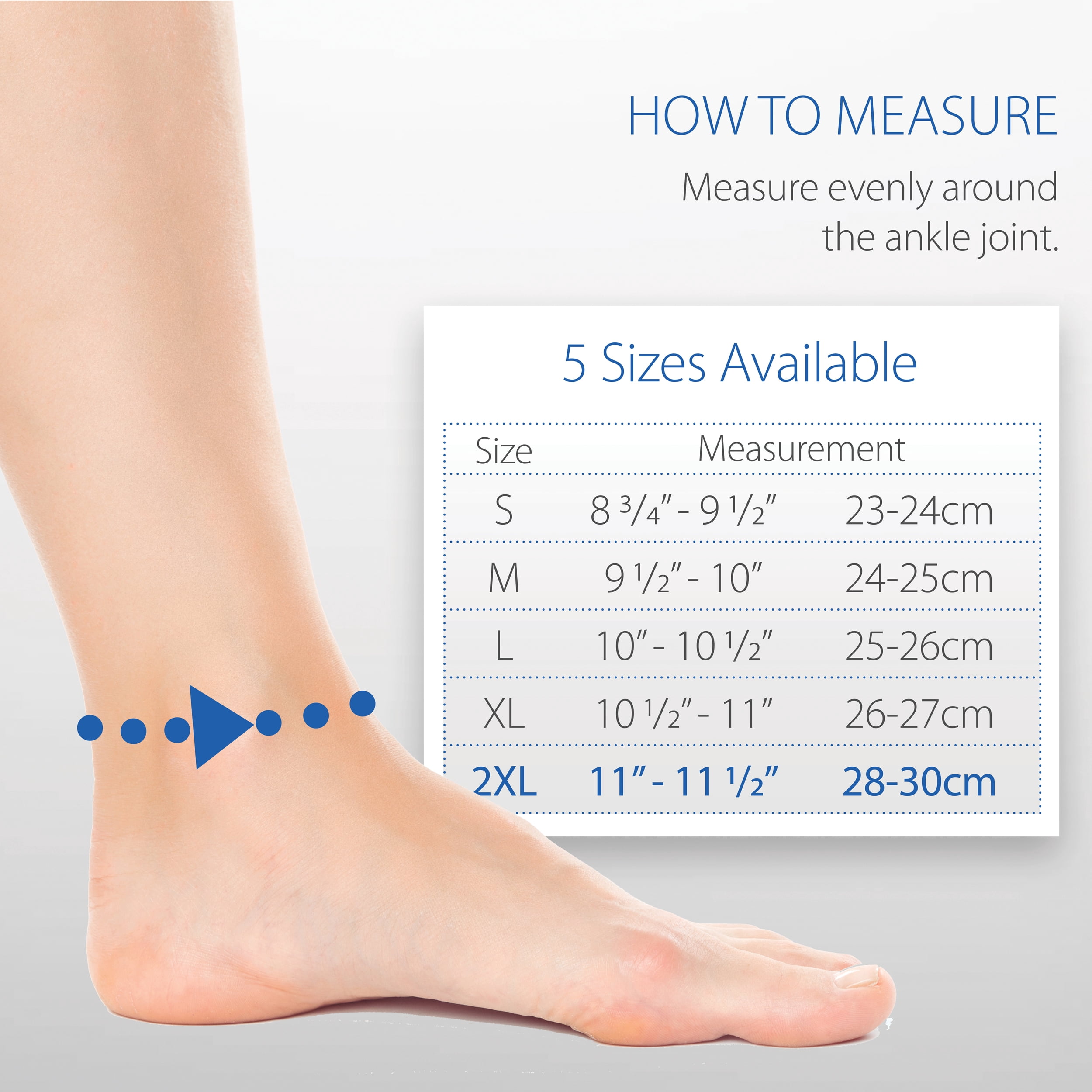 Swede-O Thermal Vent Ankle Wrap Brace- Gray, 2XLarge