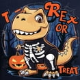 thumbnail image 3 of CafePress - T Rex Or Treat - Classic Crew Neck Sweatshirt, 3 of 5