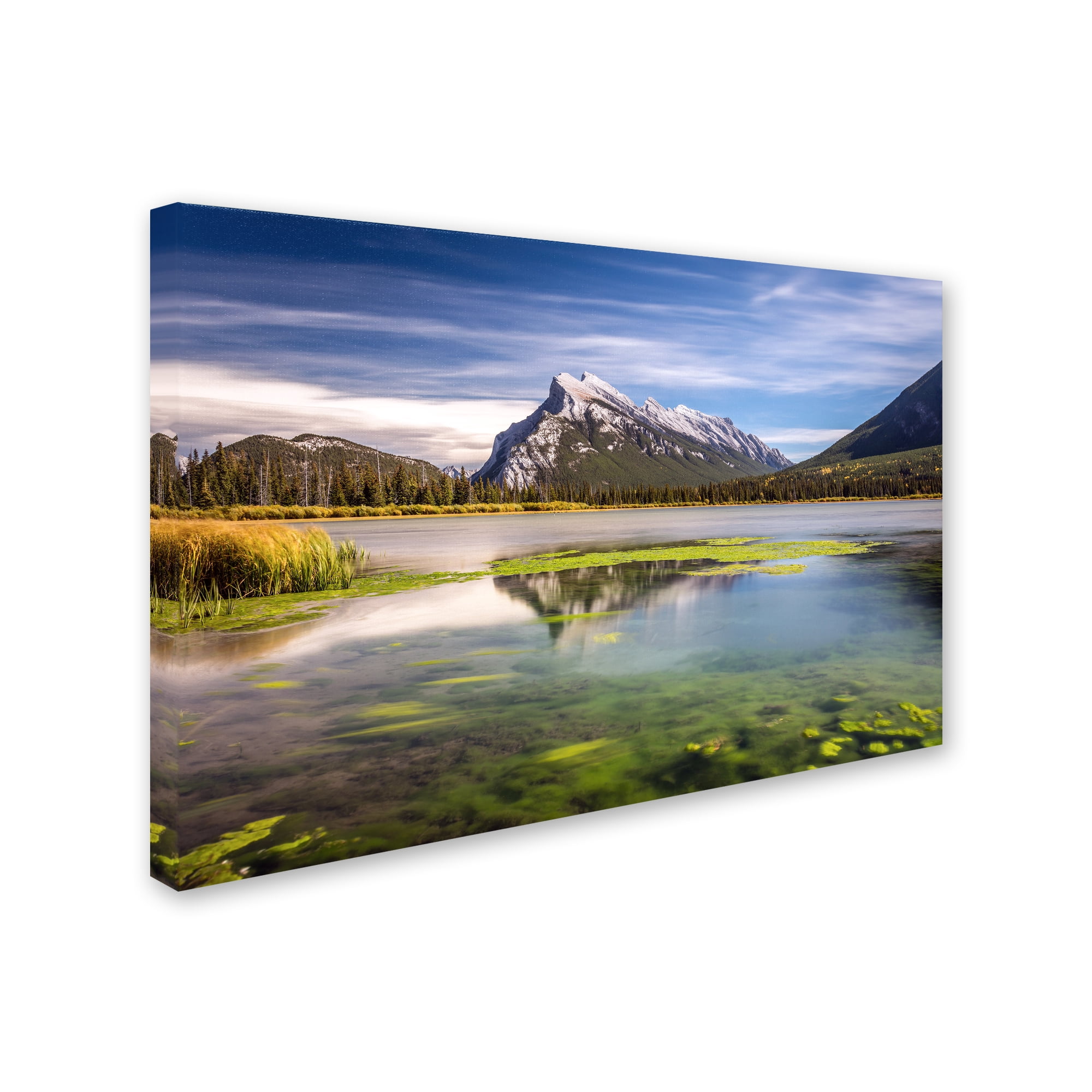 Pierre Leclerc 'Mount Rundle Banff' Canvas Art 16 x 24