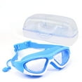 thumbnail image 2 of Gafas de natación para niños antivaho, anti-UV, con tapones para los oídos y clip nasal. Caja de almacenamiento., 2 of 4