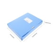 thumbnail image 2 of Supvox 2Pcs Portable A4 File Folder Organizer Plastic File Holder with Strong Load Bearing, 2 of 7