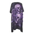 thumbnail image 2 of HELLHERO Polyester Swim Coverup for Summer Lightweight Free Size Summer Cardigan Skull and Rose Pattern, 2 of 6