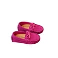 thumbnail image 7 of Kids Girls Boys Slip-on Loafers Oxford PU Leather Flats Shoes Casual Moccasin Shoes for Toddler Kid Hot Pink 12.5, 7 of 7